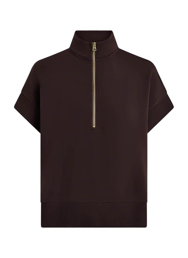 Varley Women's Ritchie Short Sleeve Sweat - Brown LG