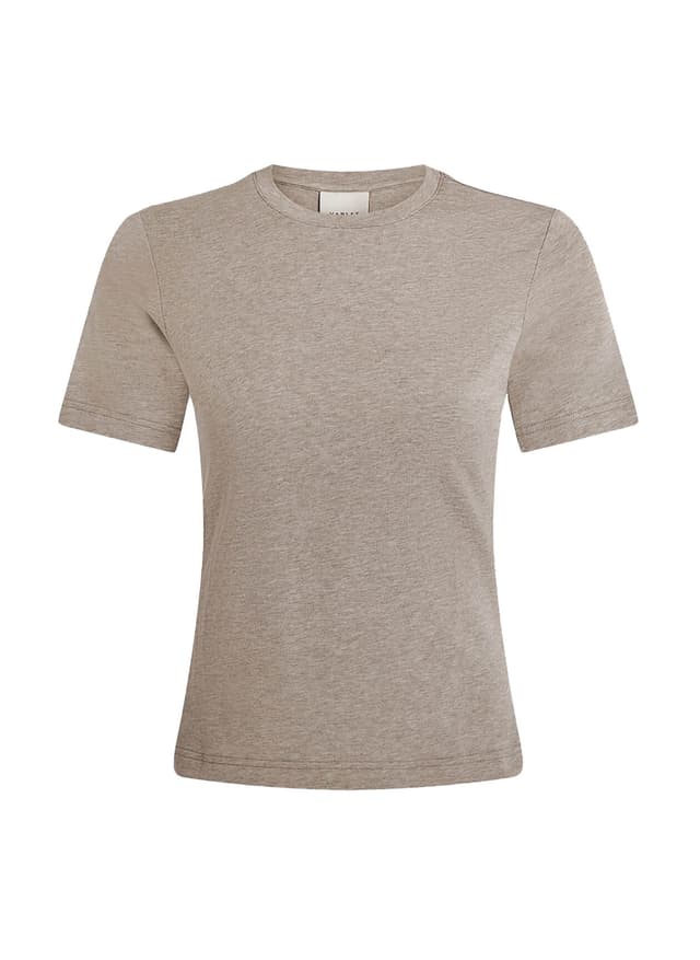 Varley Women's Regina Fitted Tee - Brown LG
