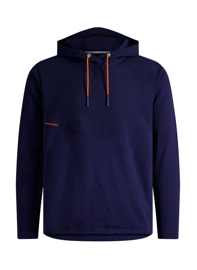 Zero Restriction Men's Tyson Hoodie - Navy / Cayenne 3XL