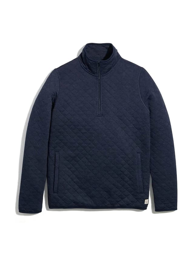 Marine Layer Women's Corbet Quarter-Zip - Navy LG