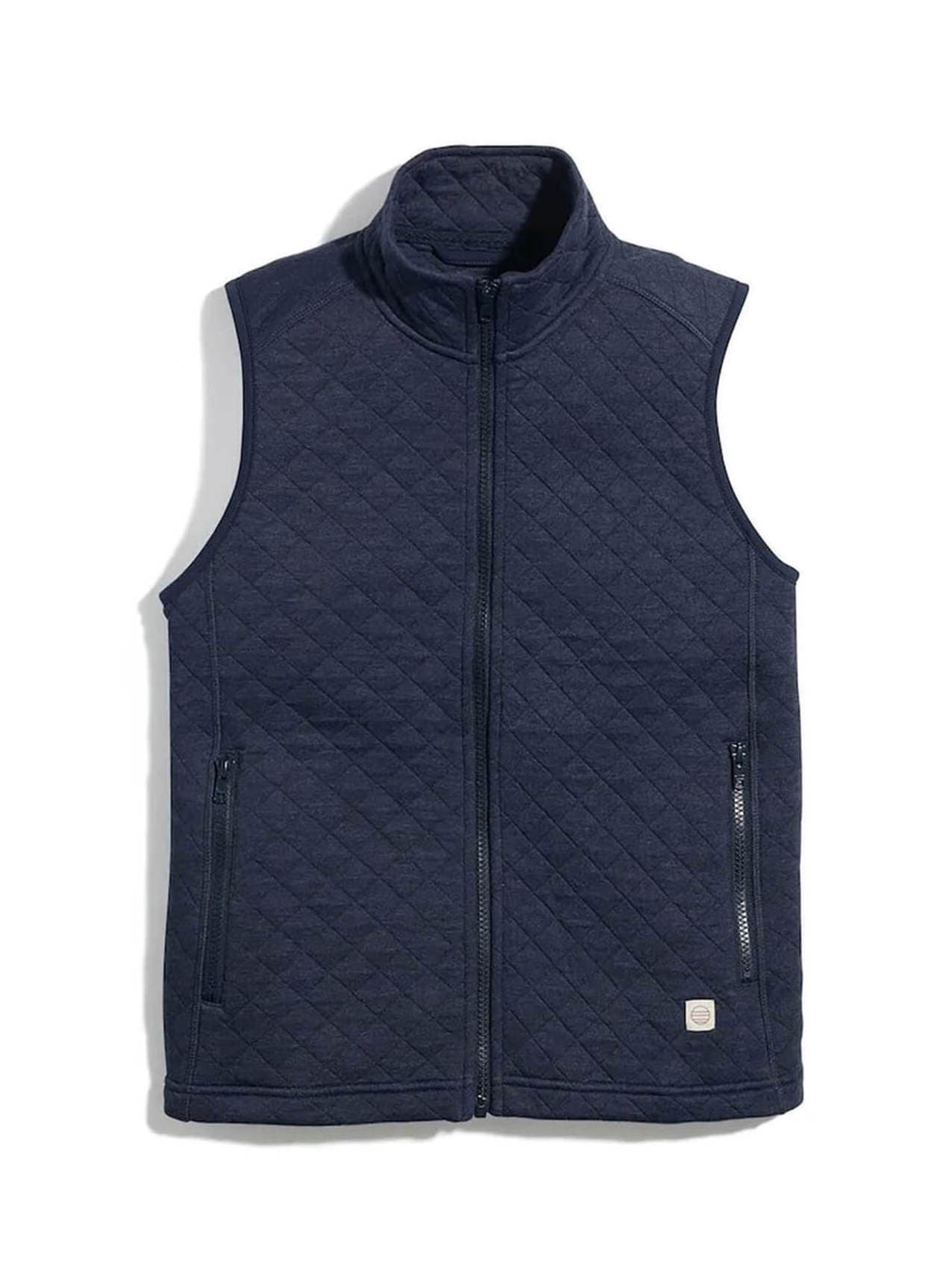 Marine Layer Women's Corbet Full-Zip Vest - Navy LG