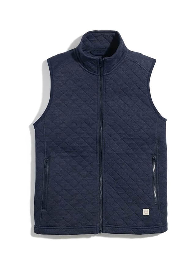Marine Layer Women's Corbet Full-Zip Vest - Navy LG