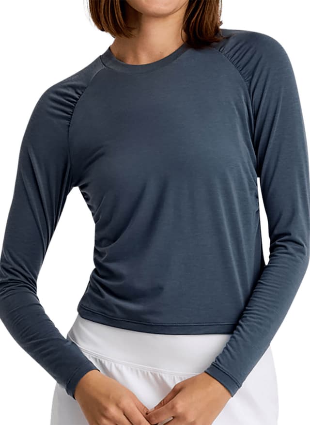 Free Fly Women's Elevate Lightweight Fitted Long Sleeve - Green LG