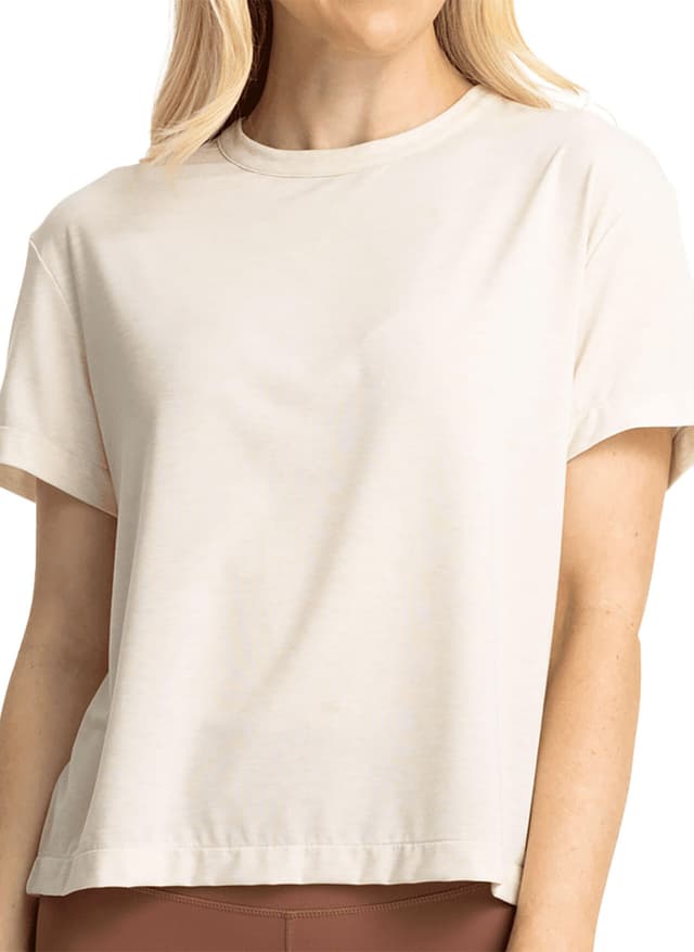 Free Fly Women's Elevate Lightweight Tee - Heather Birch LG
