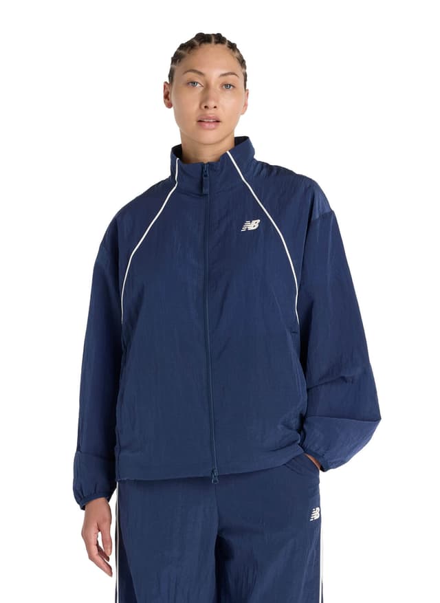 New Balance Women's Sport Legacy Jacket - Navy LG