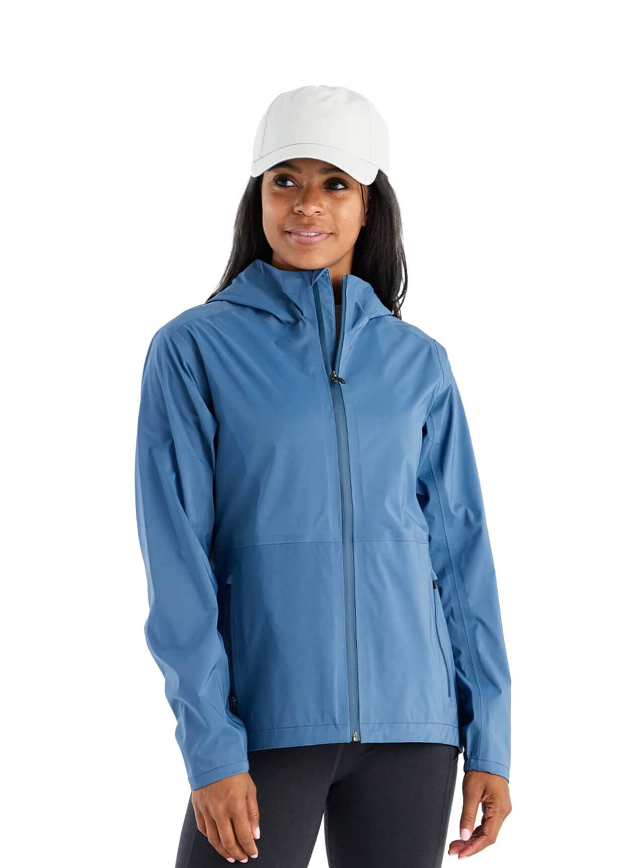 Free Fly Women's Cloudshield Rain Jacket - Blue LG