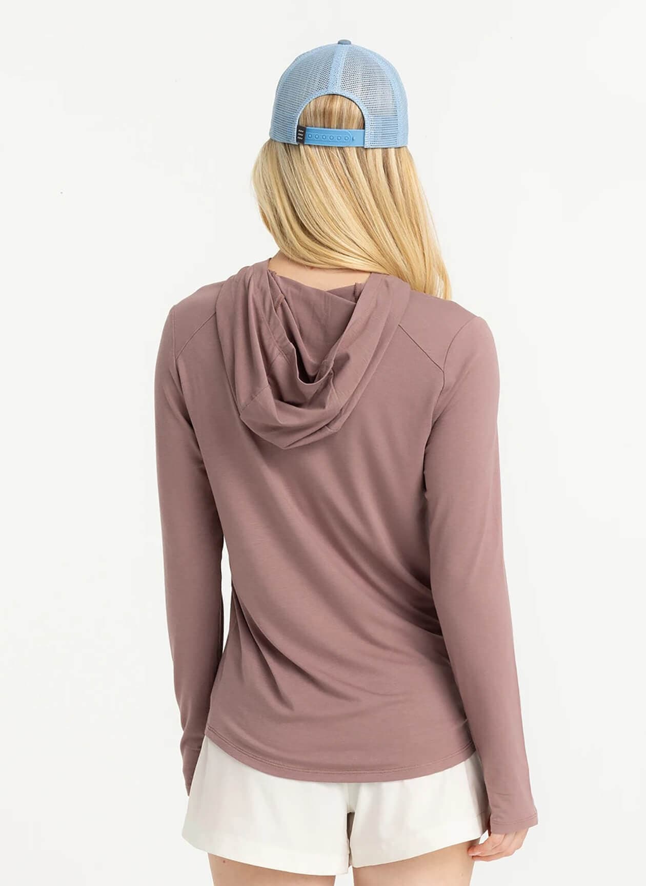 Free Fly Women's Bamboo Shade Hoodie II - Fig (636) LG