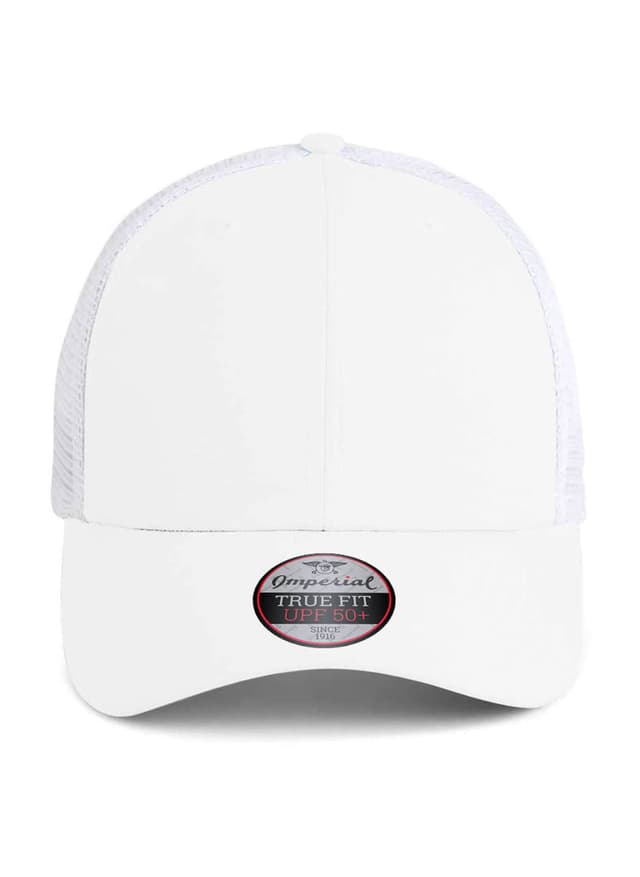 Imperial Structured Performance Meshback Hat - White MISC