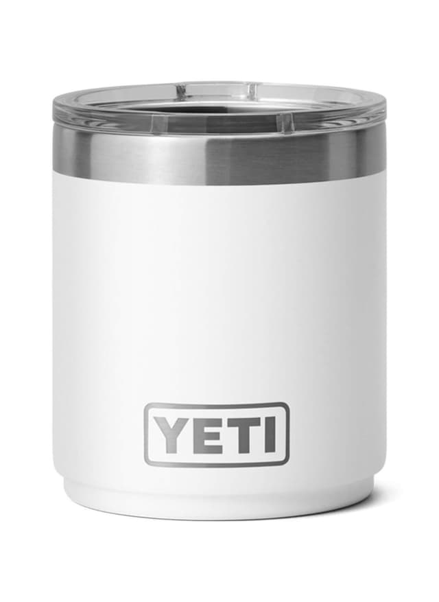 Yeti Rambler 10 oz Stackable Lowball Tumbler with DuraSip Lining - White MISC