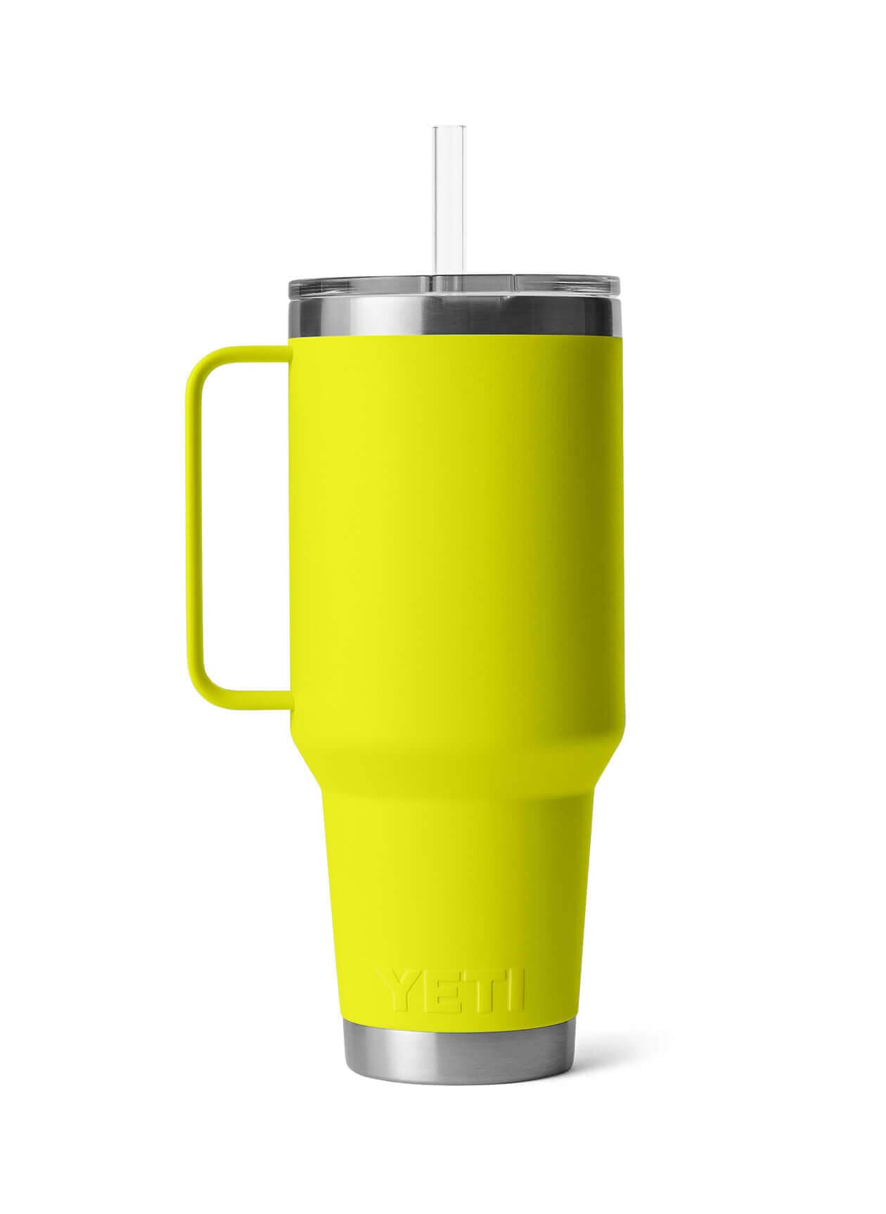 YETI Rambler 42 oz Mug with Straw Lid - Firefly Yellow MISC