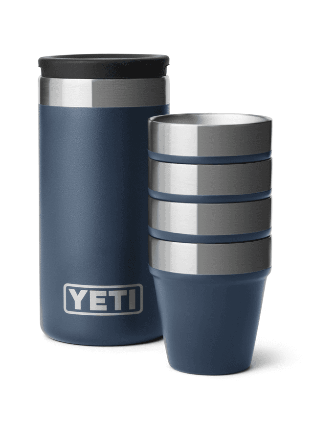 YETI Shot Glasses with Carrying Case - Navy MISC