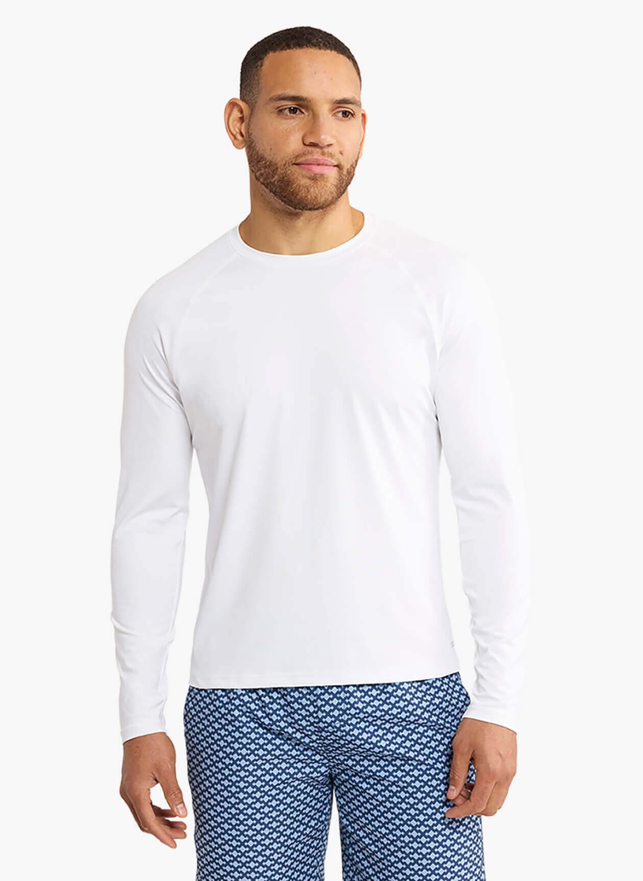 Fair Harbor Men's Anchor Rashguard - White LG