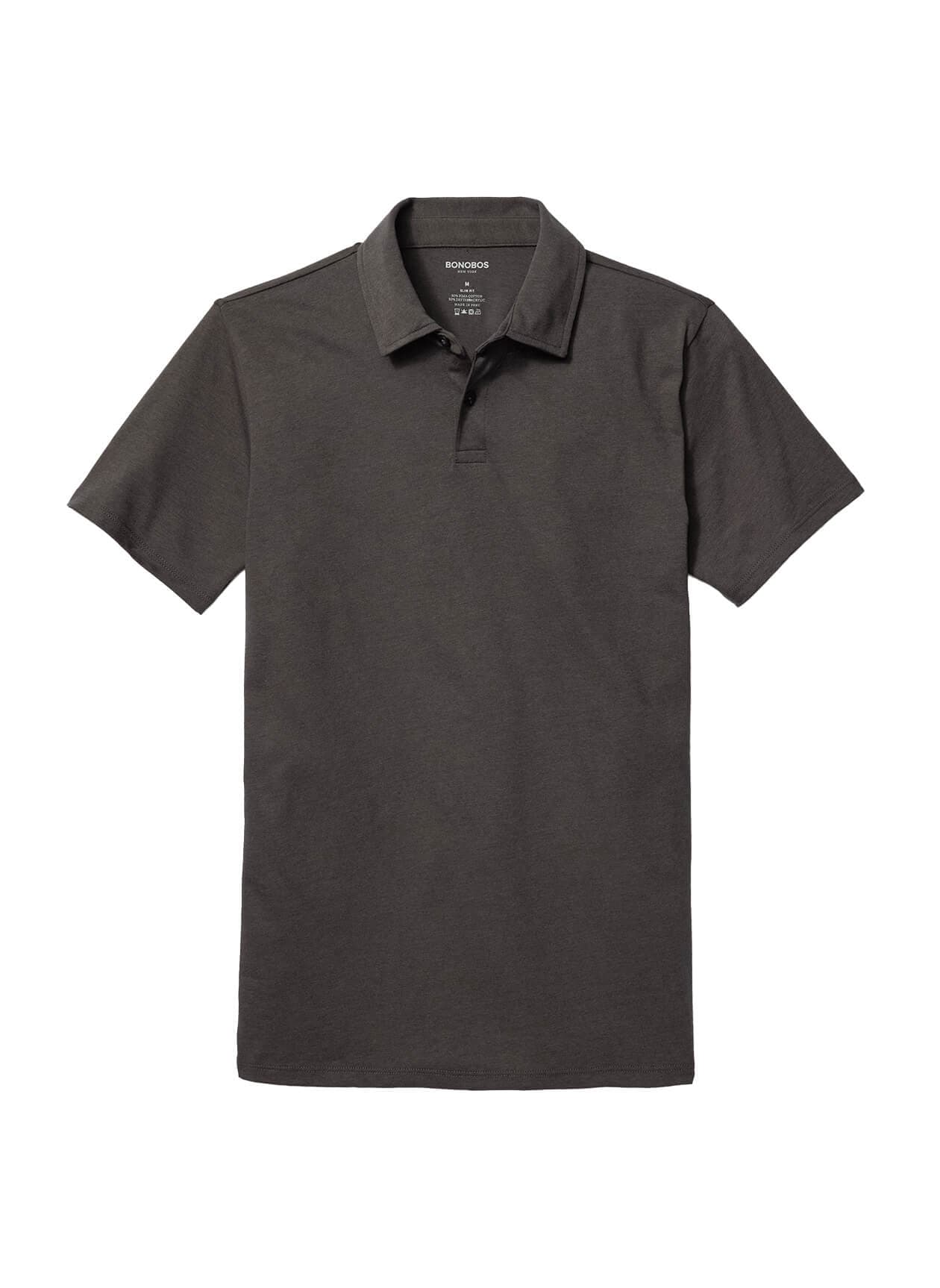 Bonobos Men's Pima Performance Polo - Light Grey LG