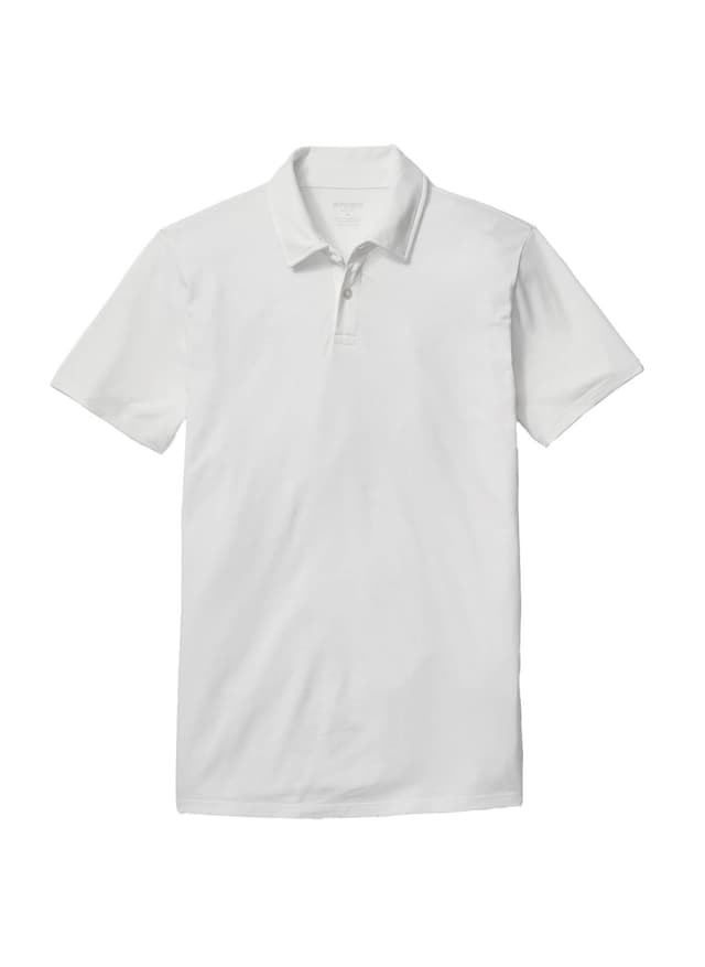 Bonobos Men's Pima Performance Polo - White LG