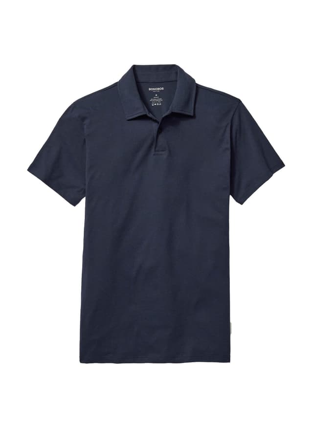 Bonobos Men's Pima Performance Polo - Slim Fit - Navy LG
