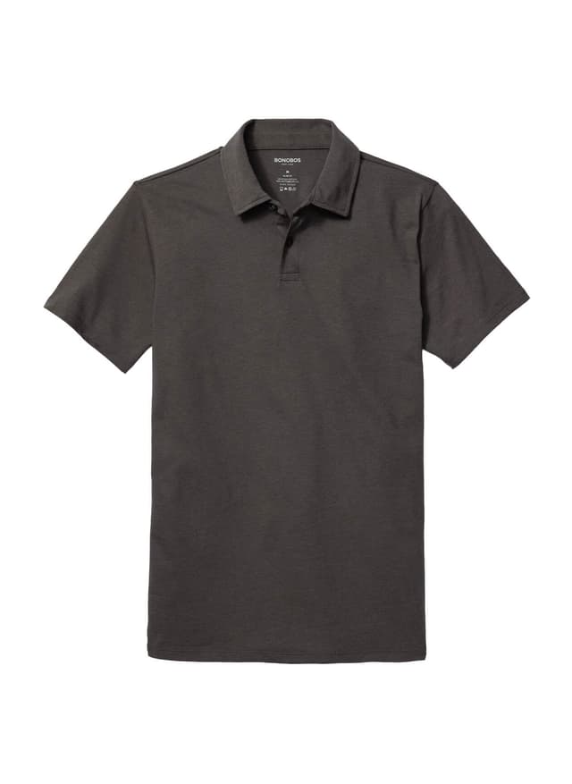 Bonobos Men's Pima Performance Polo - Slim Fit - Light Grey LG