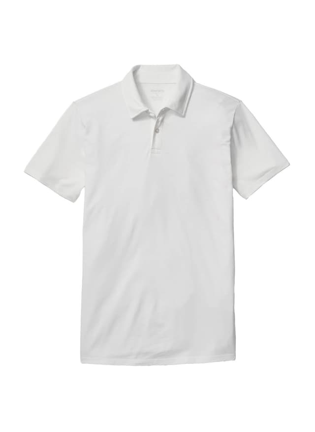 Bonobos Men's Pima Performance Polo - Slim Fit - White LG