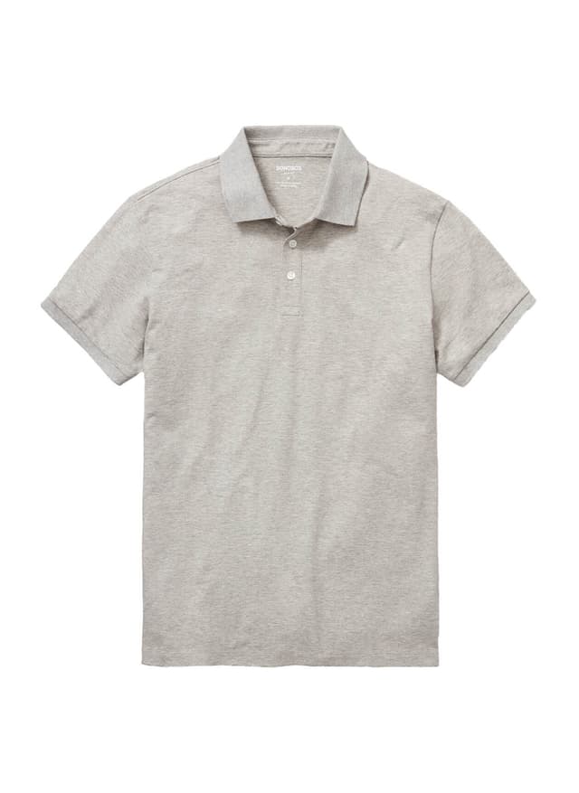 Bonobos Men's Stretch Pique Polo - Slim Fit - Light Grey LG