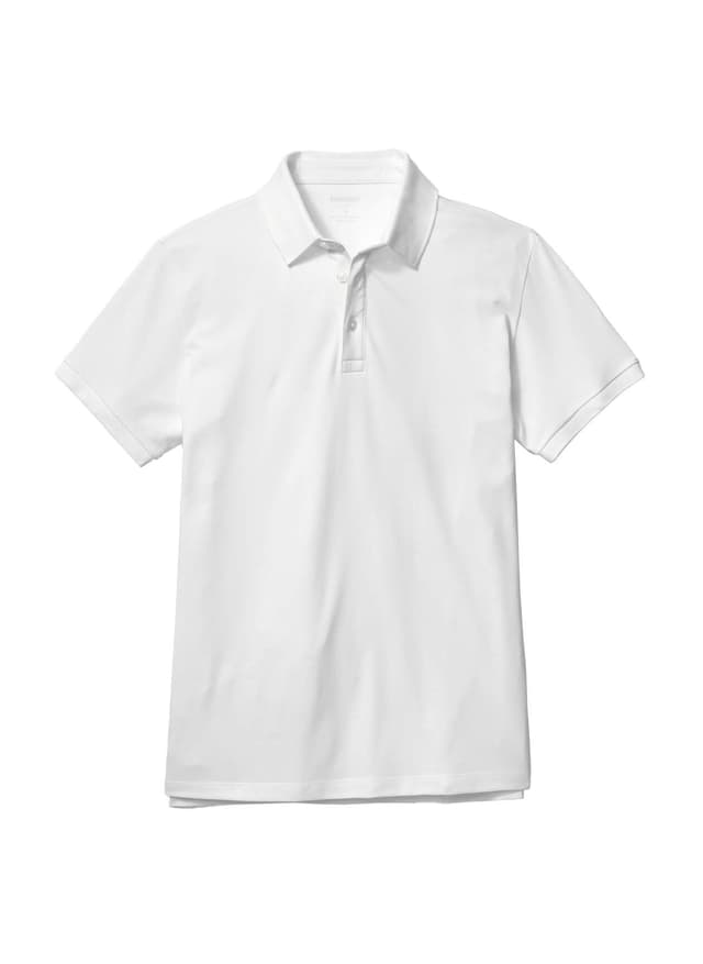 Bonobos Men's Stretch Pique Polo - Slim Fit - White LG