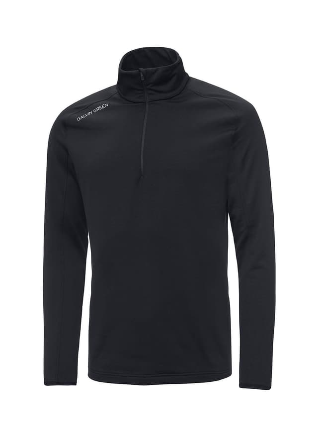 Galvin Green Men's Drake Half-Zip - Black 3XL