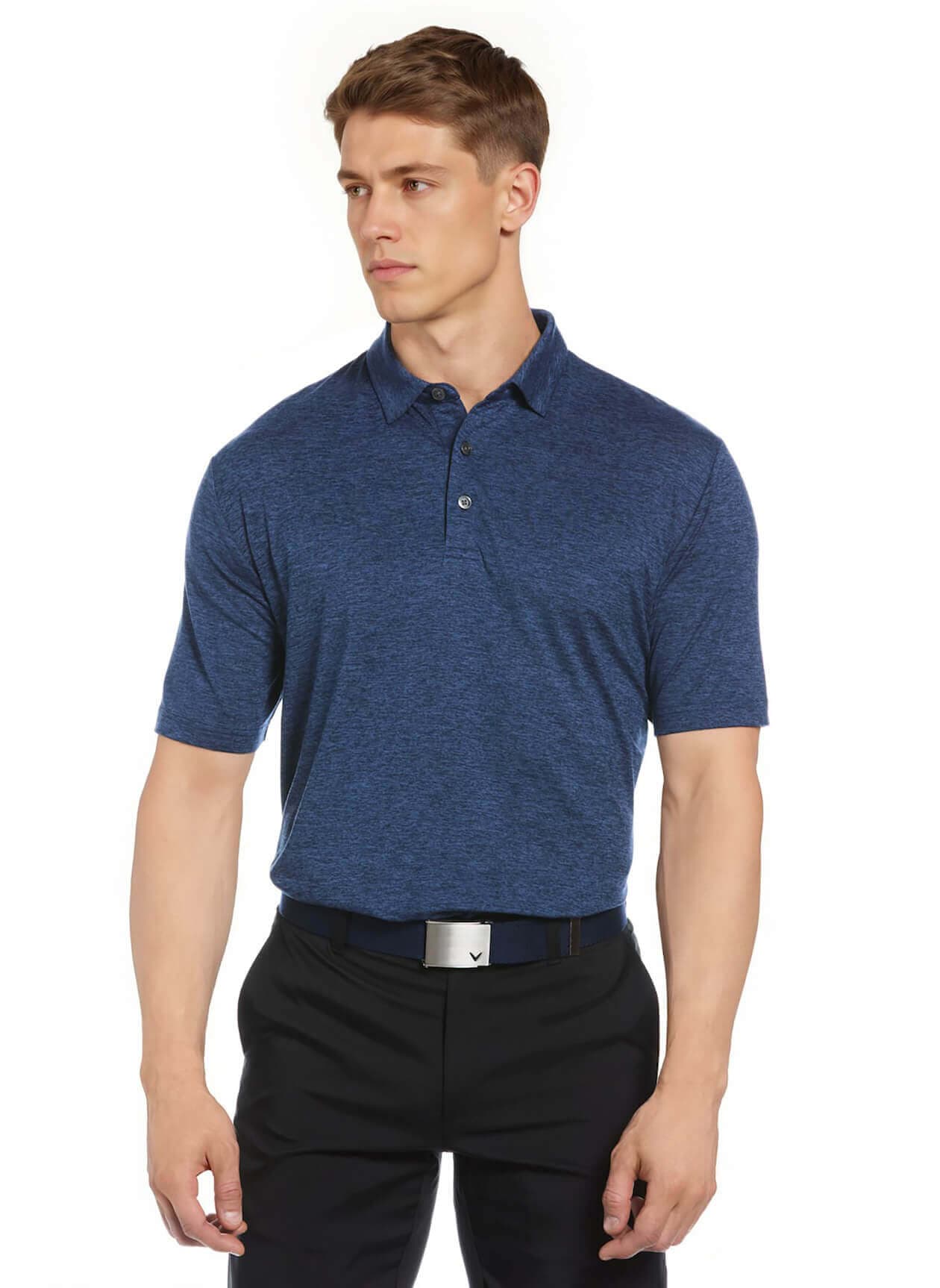 Callaway Men's Double Knit Polo - Navy 3XL