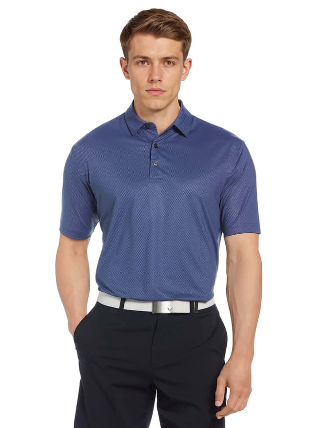 Callaway Men's Mini Geo Polo - Navy 3XL