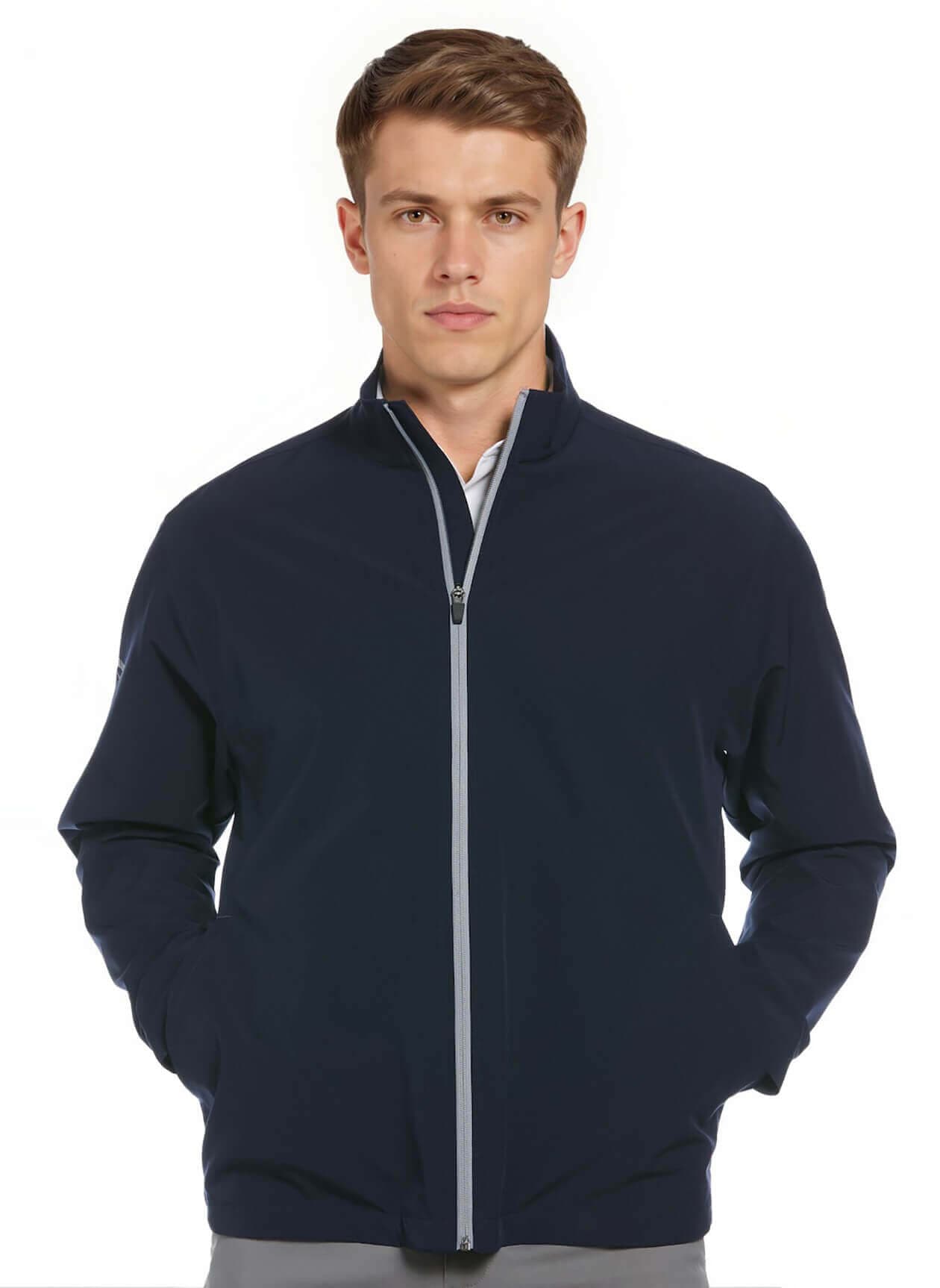 Callaway Men's Water Repellent Full-Zip Jacket - Navy 3XL