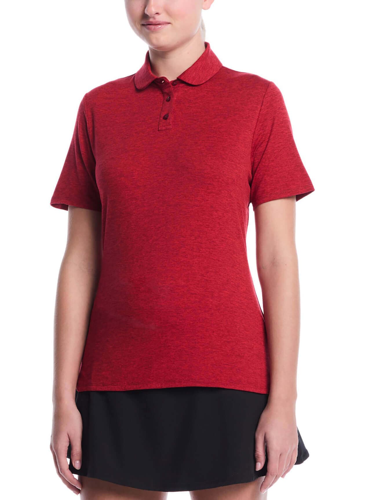 Callaway Women's Double Knit Polo - Red 3XL