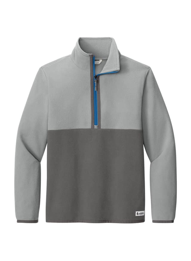 Cotopaxi Men's Amado Half-Zip Fleece - Light Grey,Dark Grey 3XL