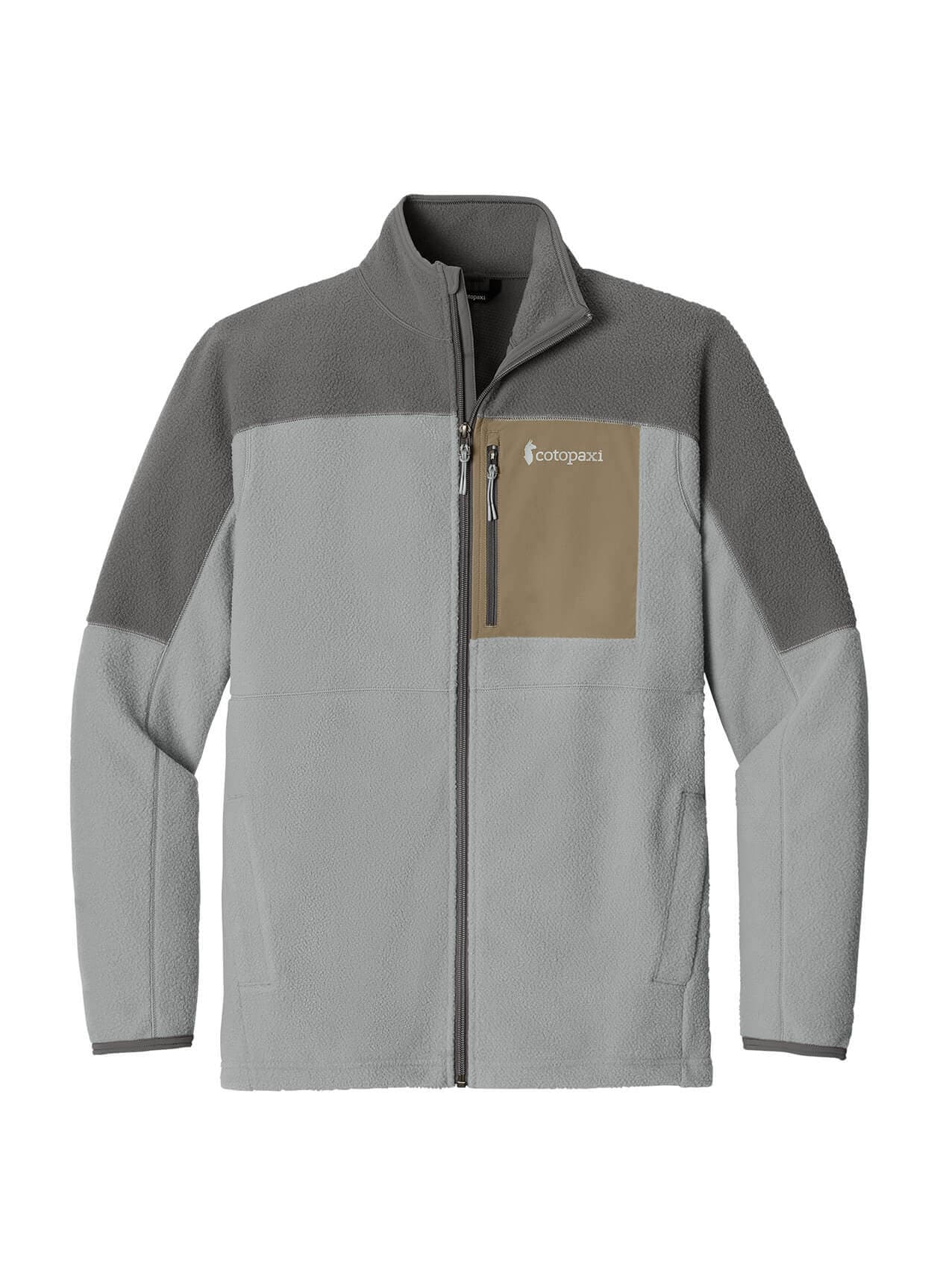 Cotopaxi Men's Abrazo Fleece Jacket - Light Grey,Dark Grey 3XL