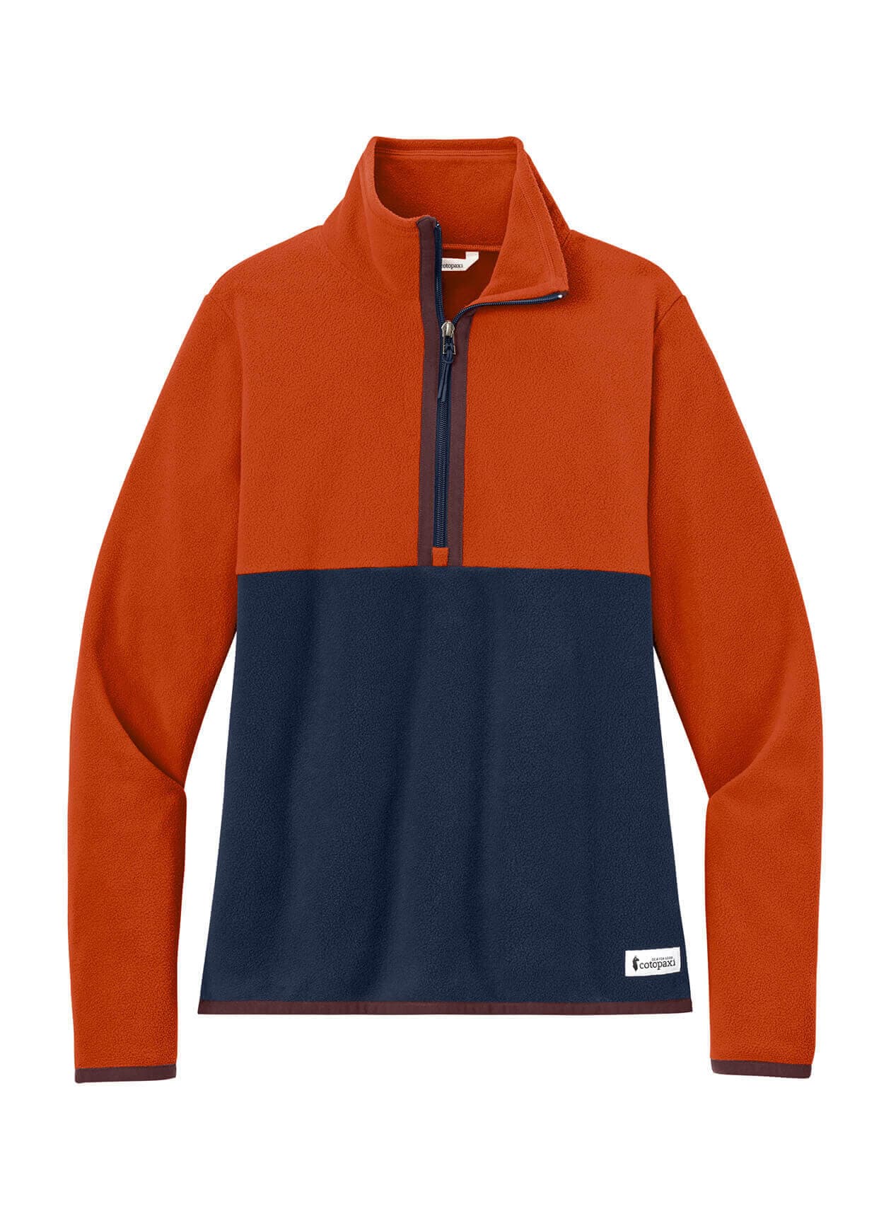 Cotopaxi Women’s Amado Half-Zip Fleece - Navy,Orange LG