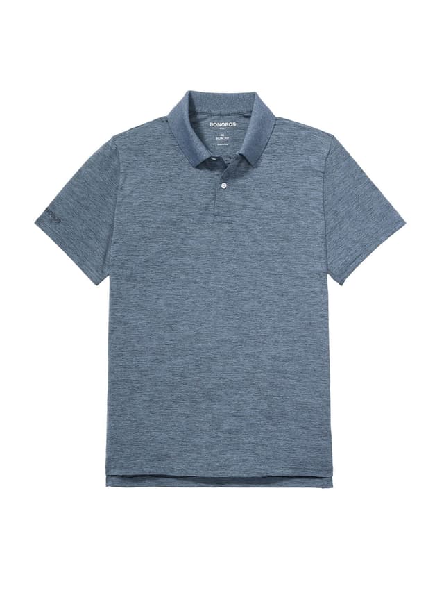 Bonobos Men's Performance Golf Polo - Blue LG
