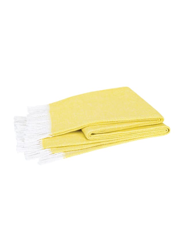 Matouk Pezzo Throw - Yellow 50X70