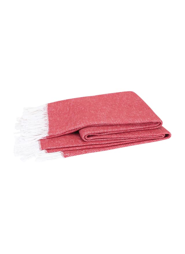 Matouk Pezzo Throw - Red 50X70