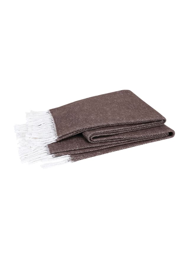 Matouk Pezzo Throw - Brown 50X70