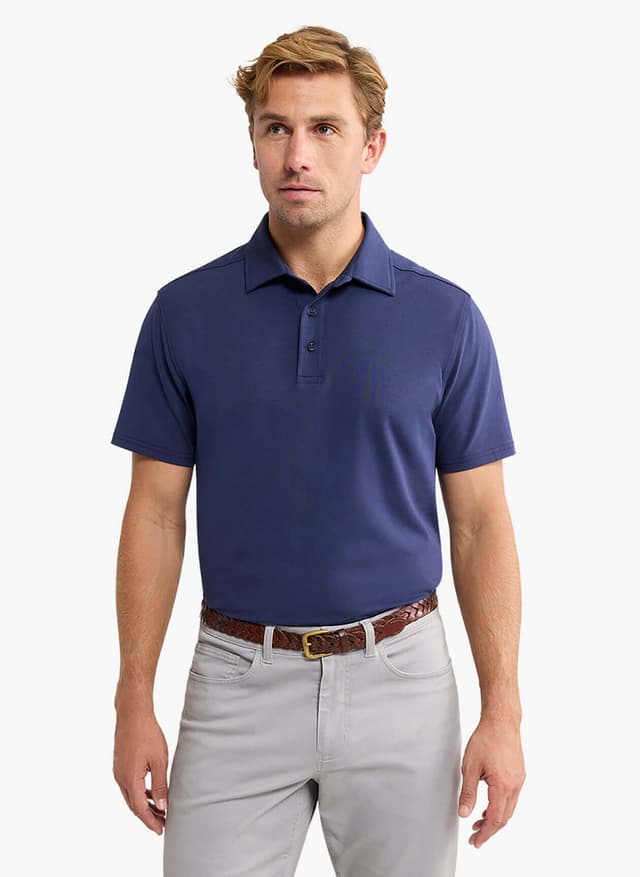 Fair Harbor Men's Pacific Polo - Navy LG
