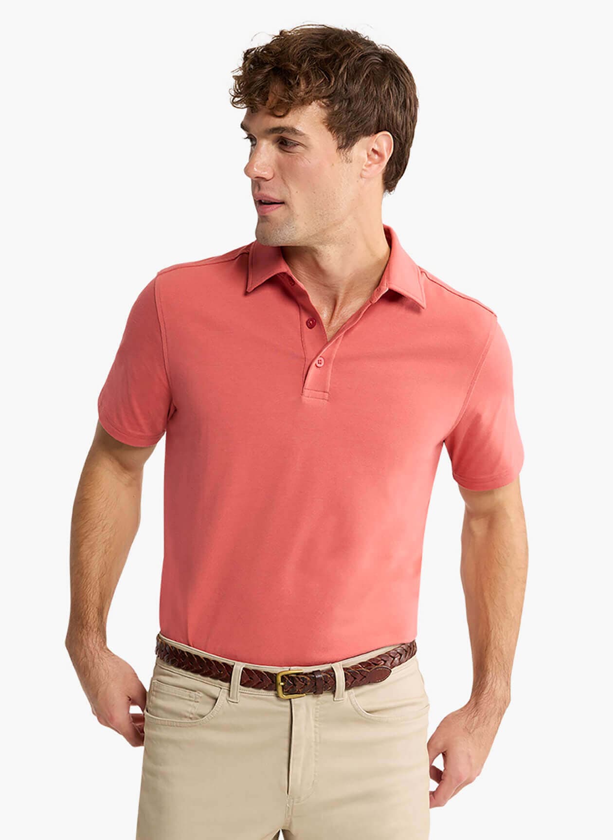 Fair Harbor Men's Pacific Polo - Red LG
