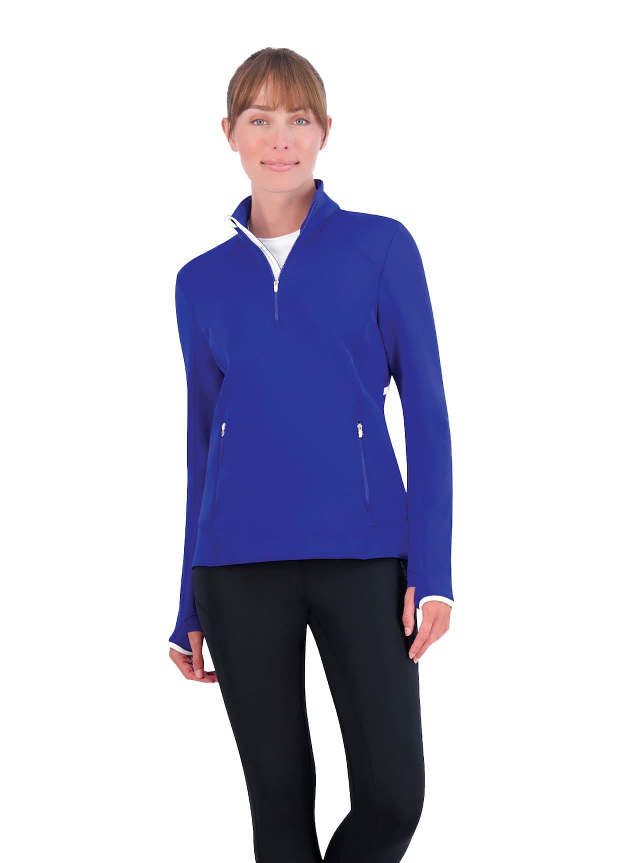 Zero Restriction Women's Sofia Z500 Quarter-Zip - Royal Blue (4106) LG