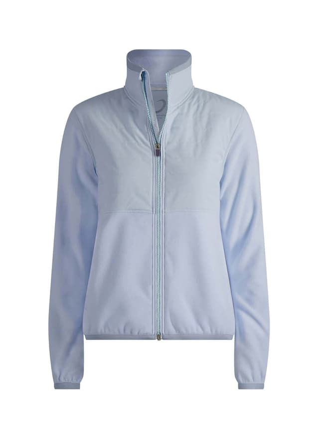 Zero Restriction Women's Brix Hybrid Fleece Jacket - Cyan LG
