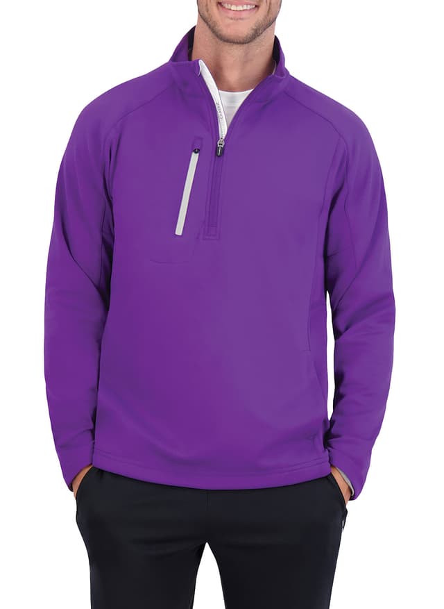 Zero Restriction Men's Z500 Quarter-Zip - Purple (10) 3XL
