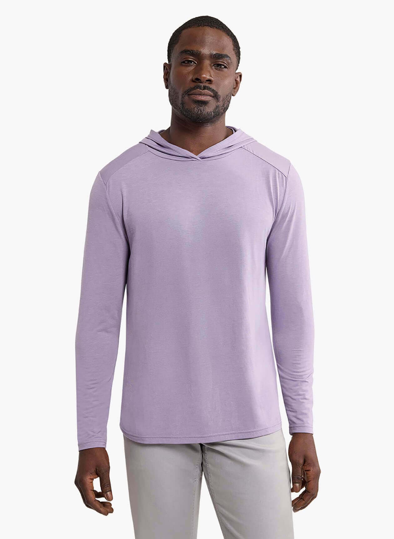 Fair Harbor Men's Seabreeze Hoodie - Purple LG