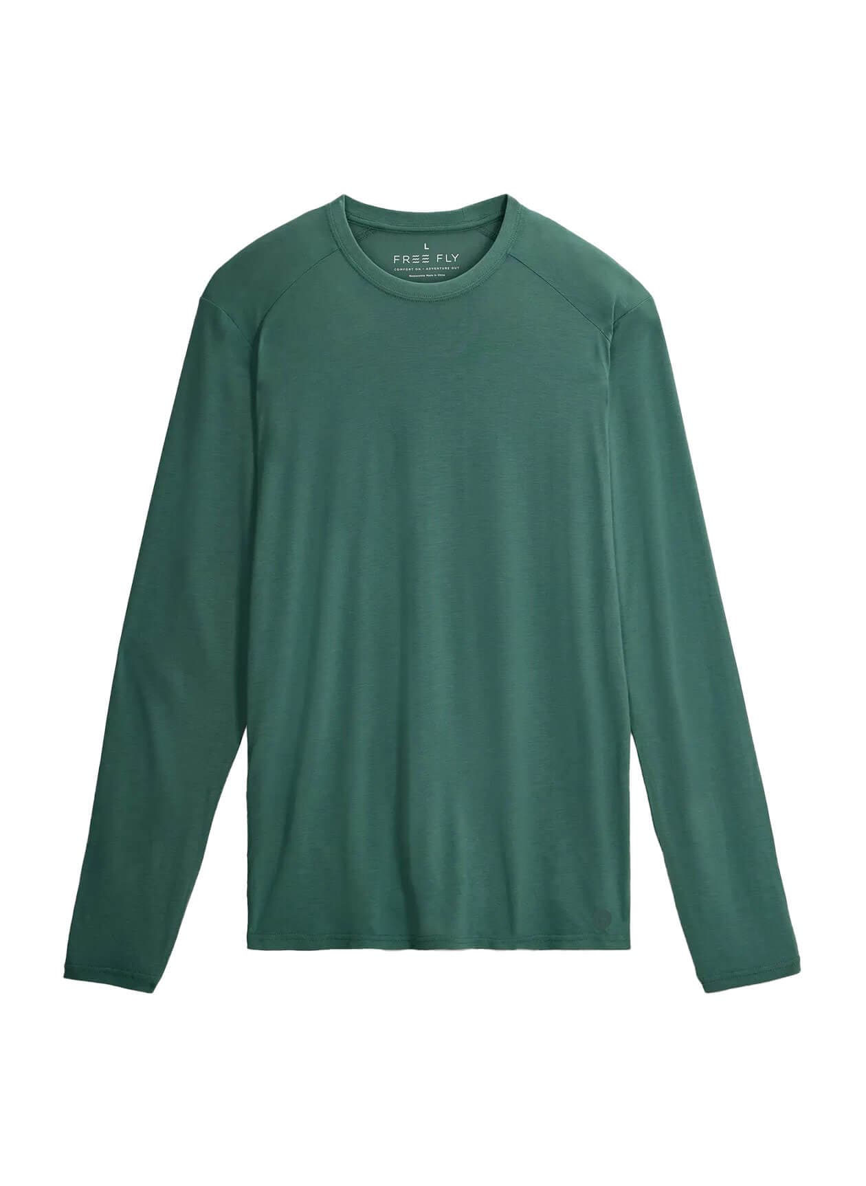Free Fly Men's Bamboo Lightweight Long Sleeve - Sea Pine 3XL