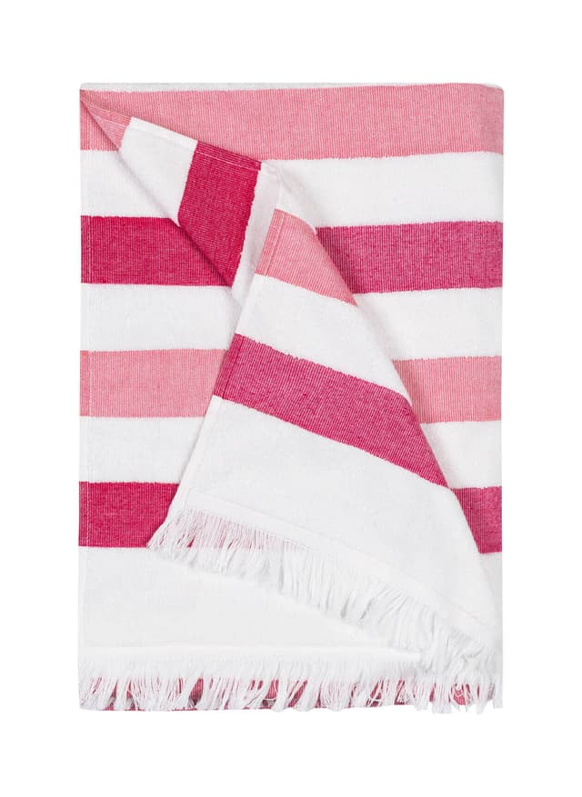 Matouk Amado Beach Towel - Red 39X71