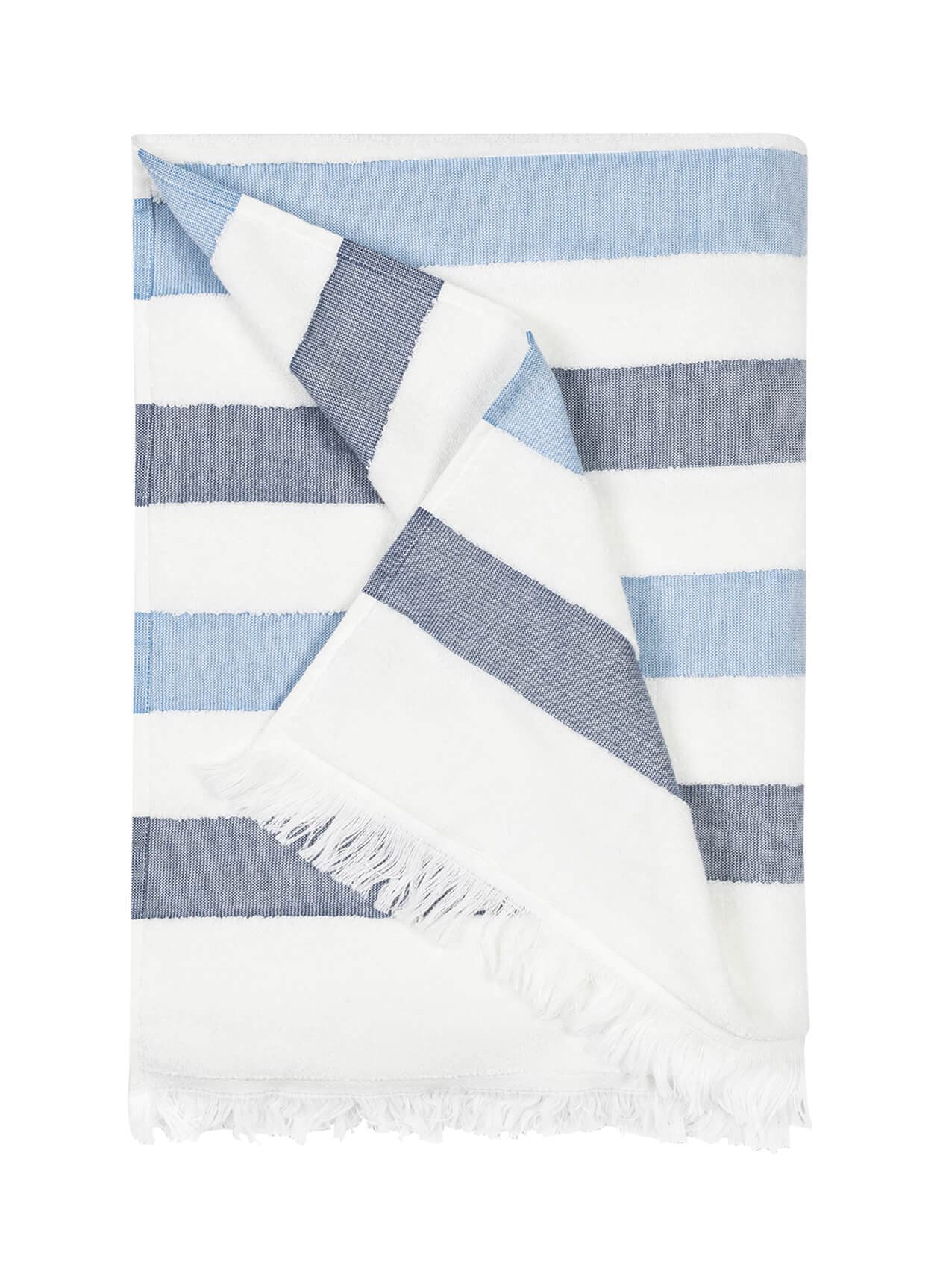 Matouk Amado Beach Towel - Navy 39X71