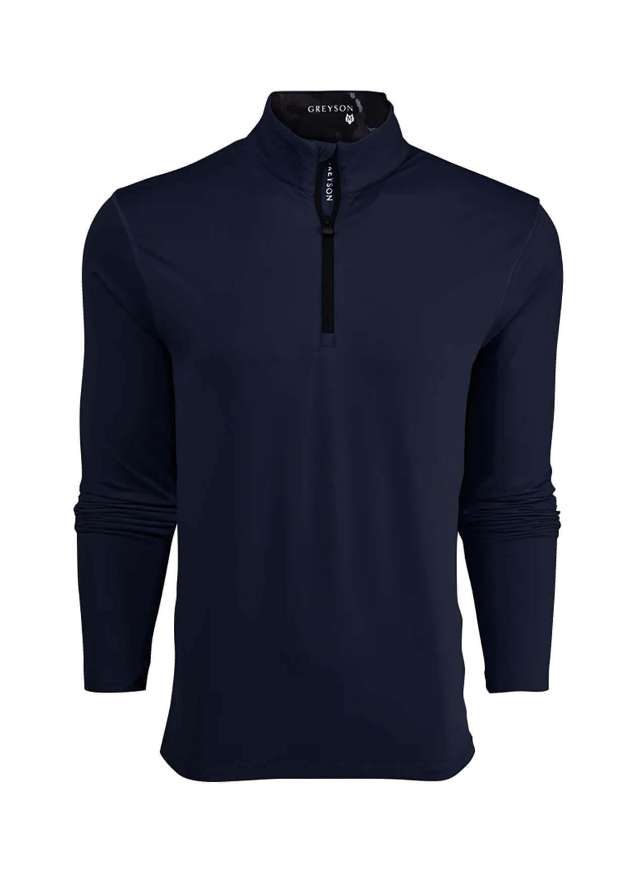 Greyson Men's Tate Quarter-Zip 26 - Navy 3XL