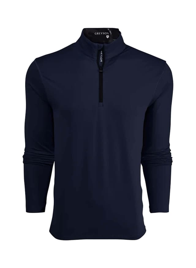 Greyson Men's Tate Quarter-Zip 26 - Navy 3XL