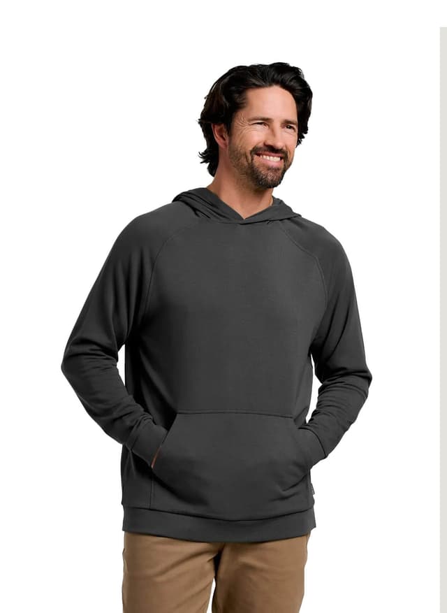 Free Fly Men's Bamboo Lightweight Fleece Hoodie - Dark Grey 3XL
