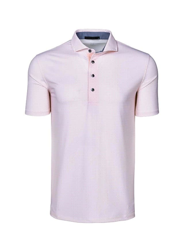 Greyson Men's Ghost Thistle Polo - Pink LG