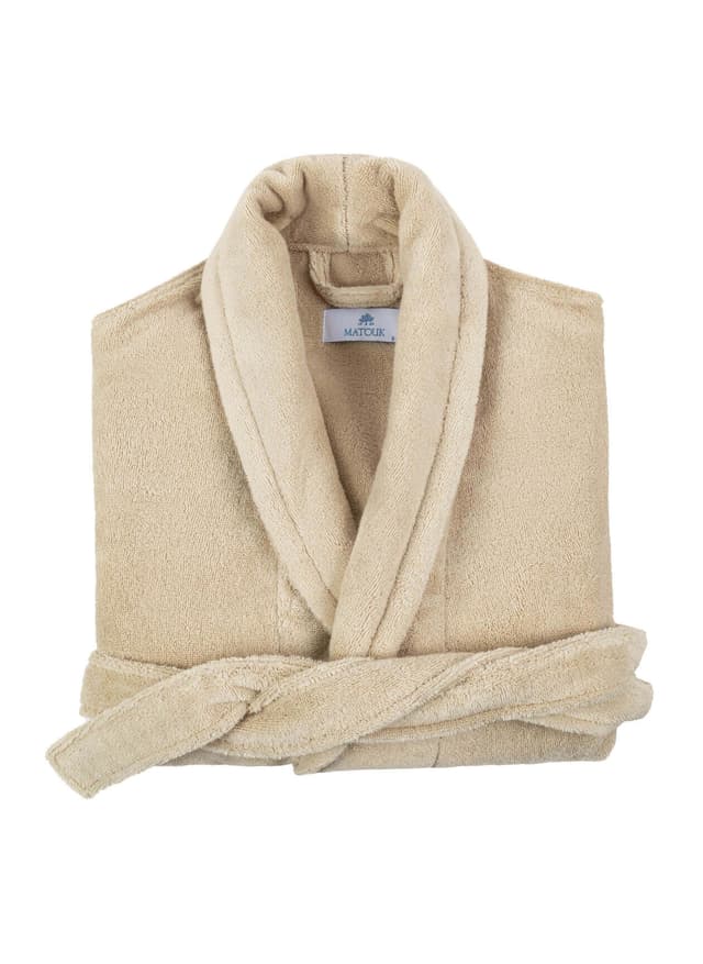 Matouk Milagro Robe - Brown MD/LG