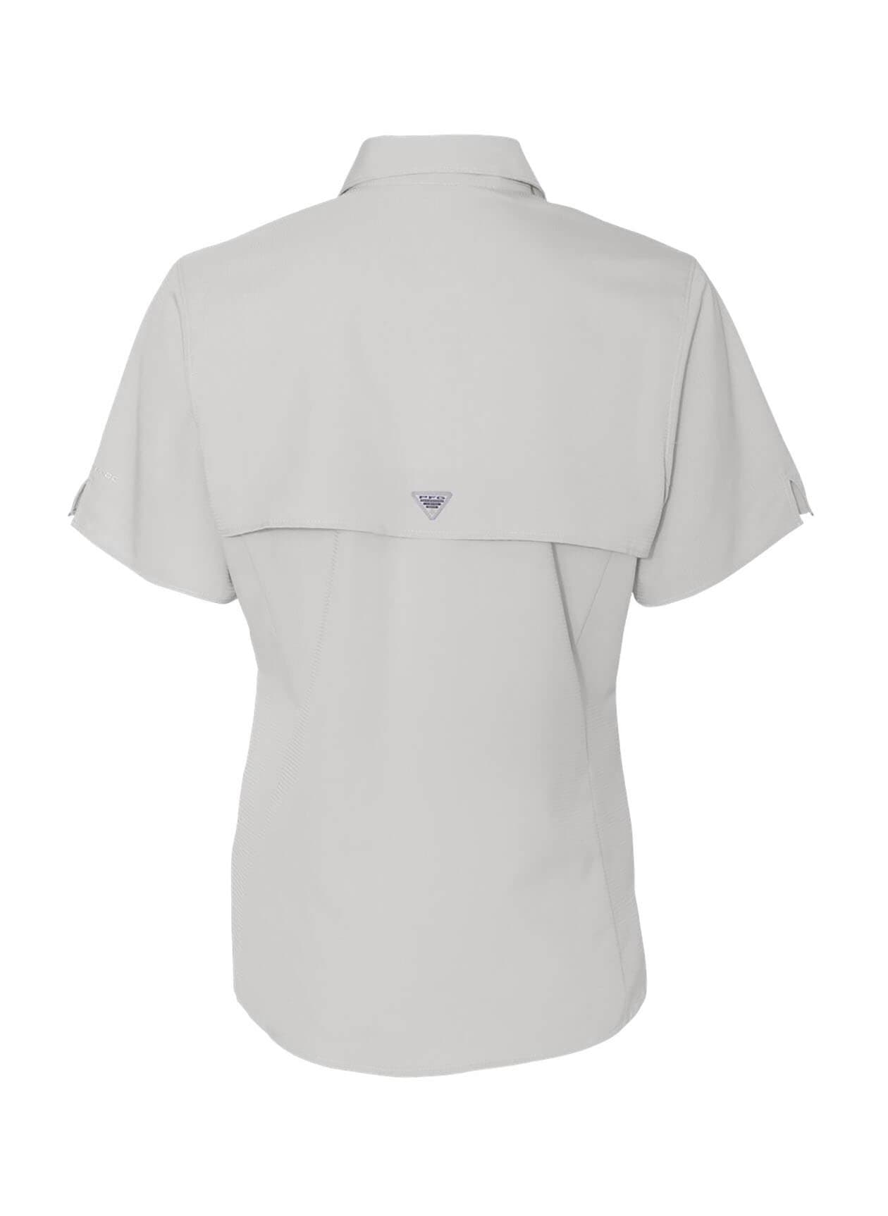 Columbia Women's PFG Tamiami II Short-Sleeve Shirt - Light Grey LG